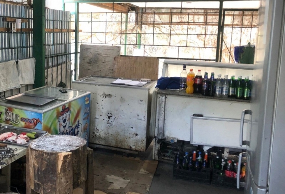 Horadiz şəhərində nöqsanlar aşkarlanan kafenin fəaliyyəti məhdudlaşdırılıb