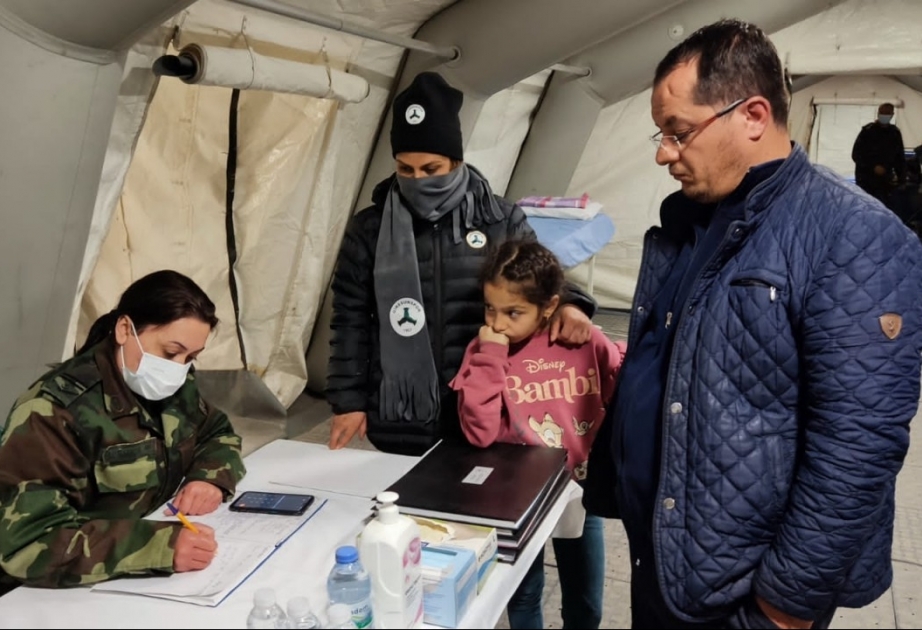 FHN-in Türkiyədəki mobil səhra hospitallarında 1364 nəfərə tibbi xidmət göstərilib VİDEO