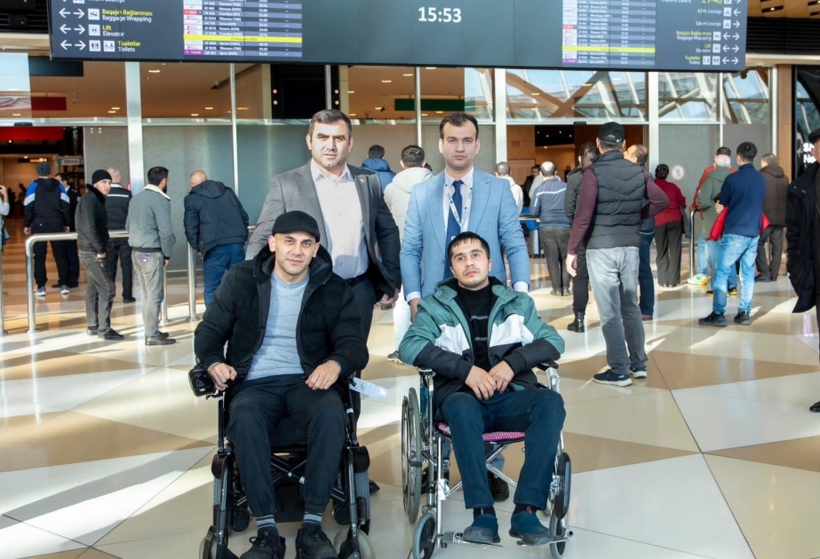 Daha iki qazimiz müalicələrini tamamlayaraq vətənə qayıdıb