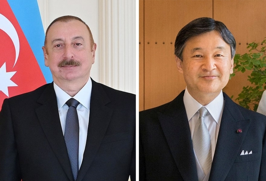 Президент Ильхам Алиев поздравил Императора Японии Нарухито