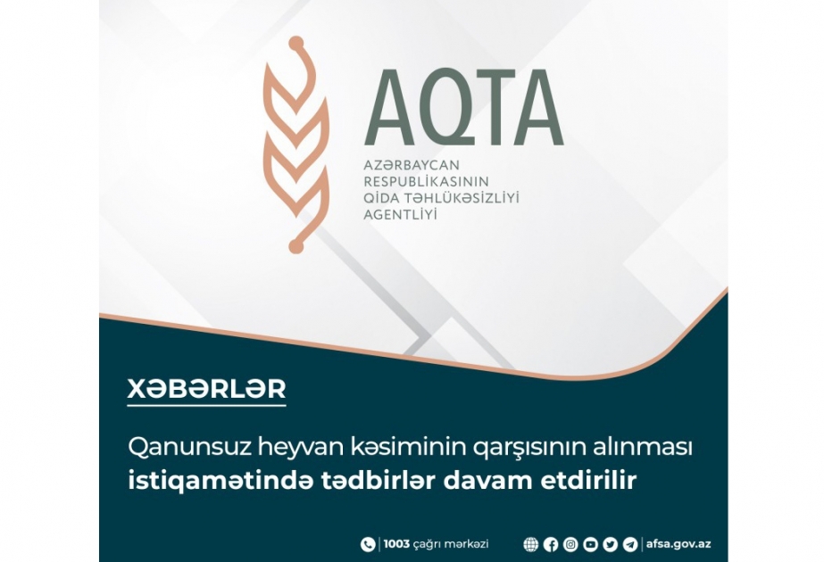 Qanunsuz heyvan kəsimi məntəqələri ilə əlaqədar tədbirlər görülüb