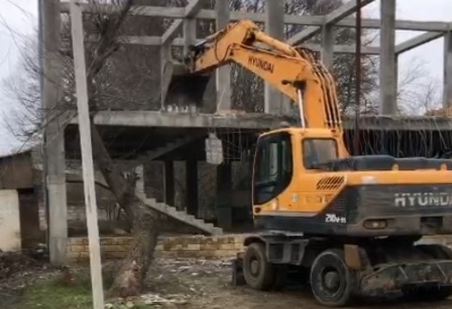 Masallıda qanunsuz tikintinin qarşısı alınıb VİDEO