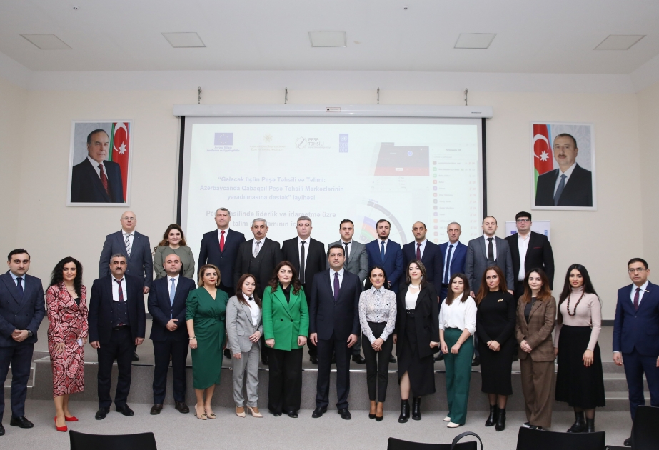 Peşə təhsili üzrə səriştəli kadrların yetişdirilməsinə dəstək məqsədilə təlim proqramı keçirilib