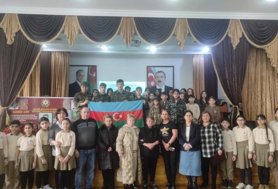 BSU-nun Məktəb-Lisey Kompleksində şəhid Elçin Cavadovun xatirəsi anılıb