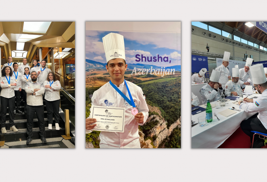 Azerbaijani culinary team take four bronzes at Worldchefs European Grand Prix 2023 in Italy