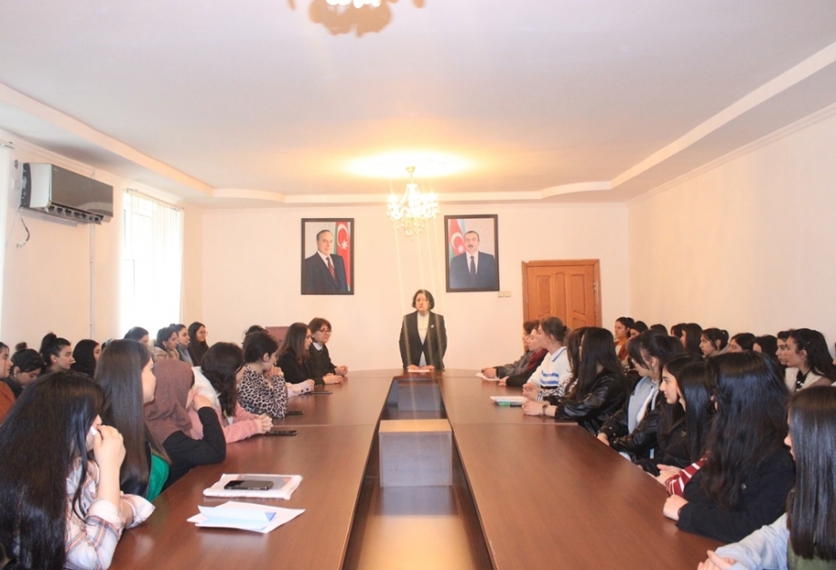 MDU-da Xocalı soyqırımına həsr olunan mühazirə keçirilib