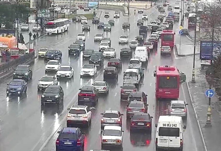 Bakıda hazırda sıxlıq müşahidə edilən yollar - SİYAHI