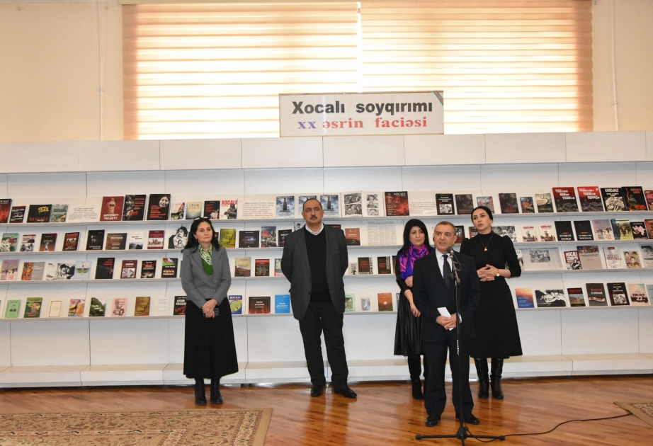 Milli Kitabxanada Xocalı soyqırımının ildönümü ilə əlaqədar tədbir təşkil olunub