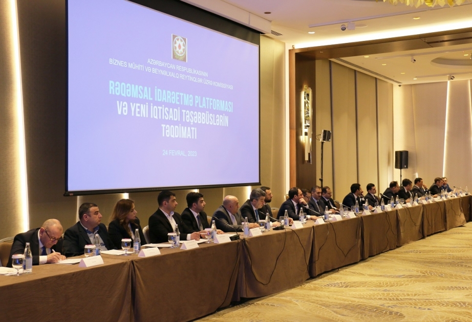 “Rəqəmsal İdarəetmə Platforması və yeni iqtisadi təşəbbüslərin təqdimatı” mövzusunda konfrans keçirilib