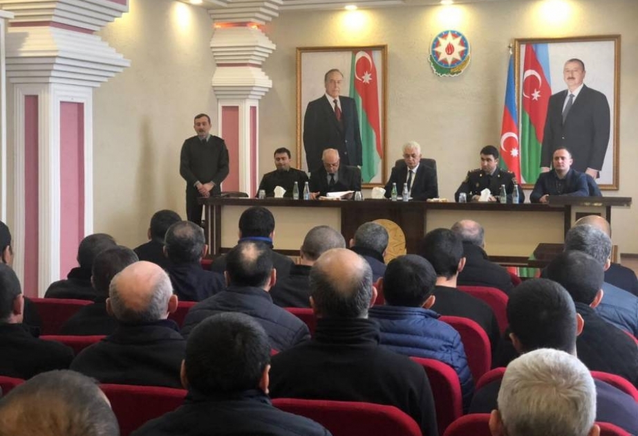 Cəzaçəkmə müəssisəsində narkomanlığa qarşı növbəti maarifləndirmə tədbiri keçirilib