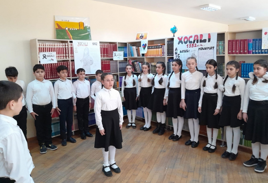 Bakı məktəblərində Xocalı soyqırımına həsr edilən xüsusi dərslər keçirilib