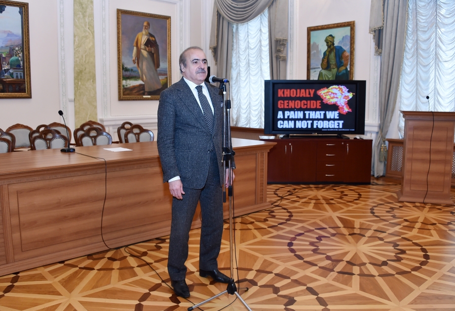 Ədəbiyyat Muzeyində elmi sessiya: Xocalı dərdi, Xocalı dərsi