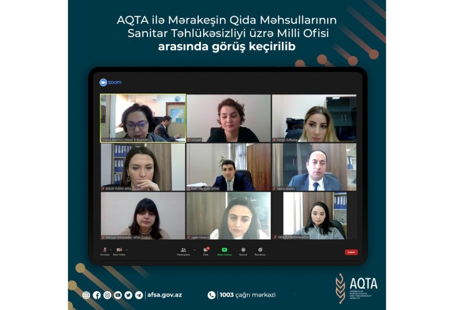 Azərbaycan və Mərakeşin qida mütəxəssisləri arasında görüş keçirilib