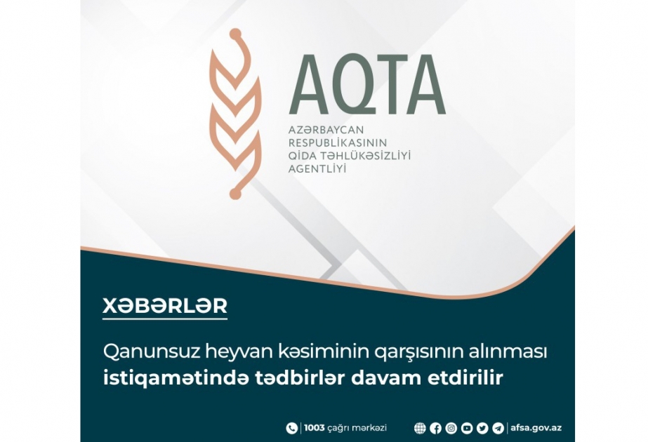 Qanunsuz heyvan kəsimi məntəqələri ilə əlaqədar tədbirlər görülüb