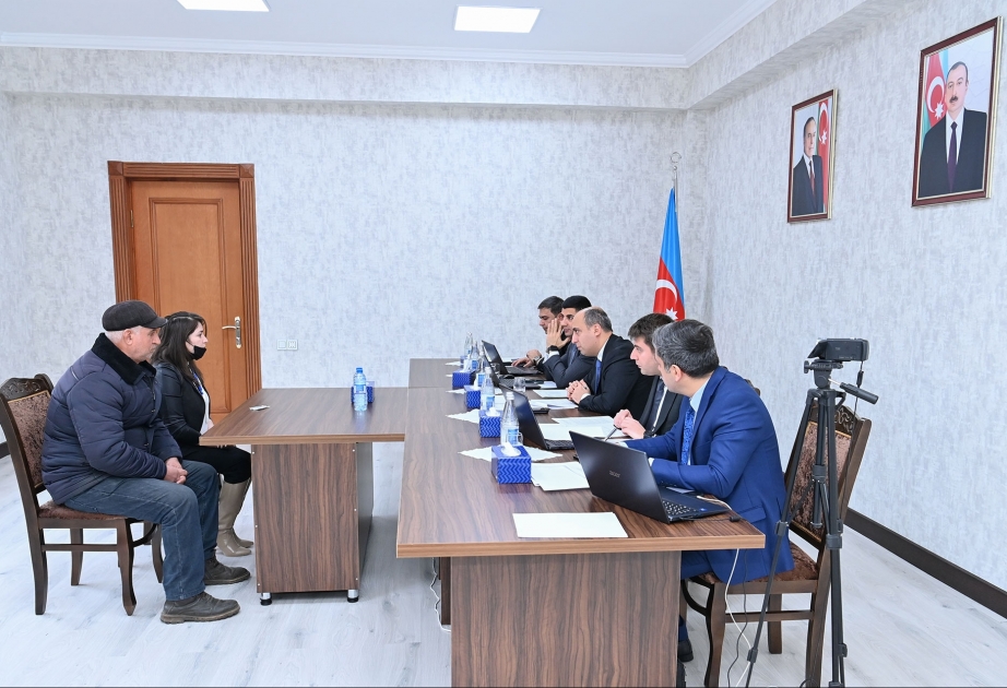 Elm və təhsil naziri Yevlaxda vətəndaş qəbulu keçirib