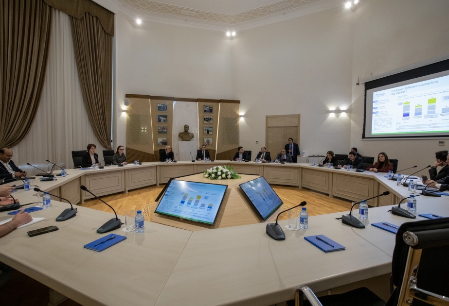 “ACWA Power”in əməkdaşları yaşıl hidrogen istehsalı və enerji saxlanc sistemləri barədə təqdimatla çıxış ediblər