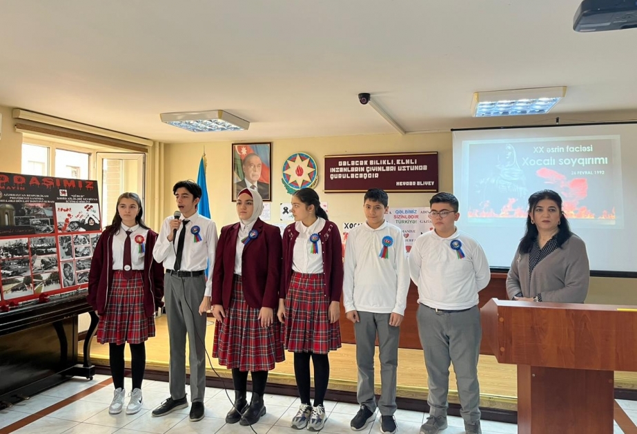 “Gənc İstedadlar liseyi”ndə tədbir: “Unudulmayan acı - Xocalı”