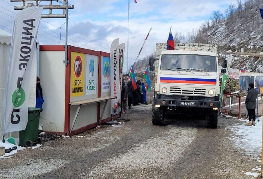 Lachin-Khankendi road: Nine more vehicles move freely through protest area