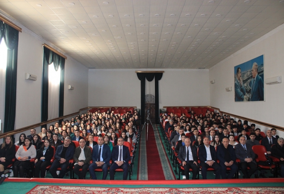 Mingəçevir Dövlət Universitetində “Oğul” sənədli filmi nümayiş olunub