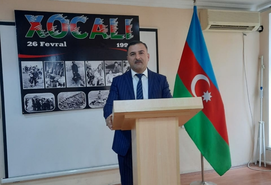 Sosial-İqtisadi Kollecdə Xocalı soyqırımının 31-ci ildönümü qeyd olunub