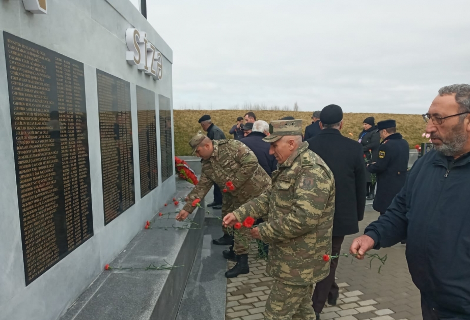 Почтена память погибших военнослужащих Азербайджанской армии
