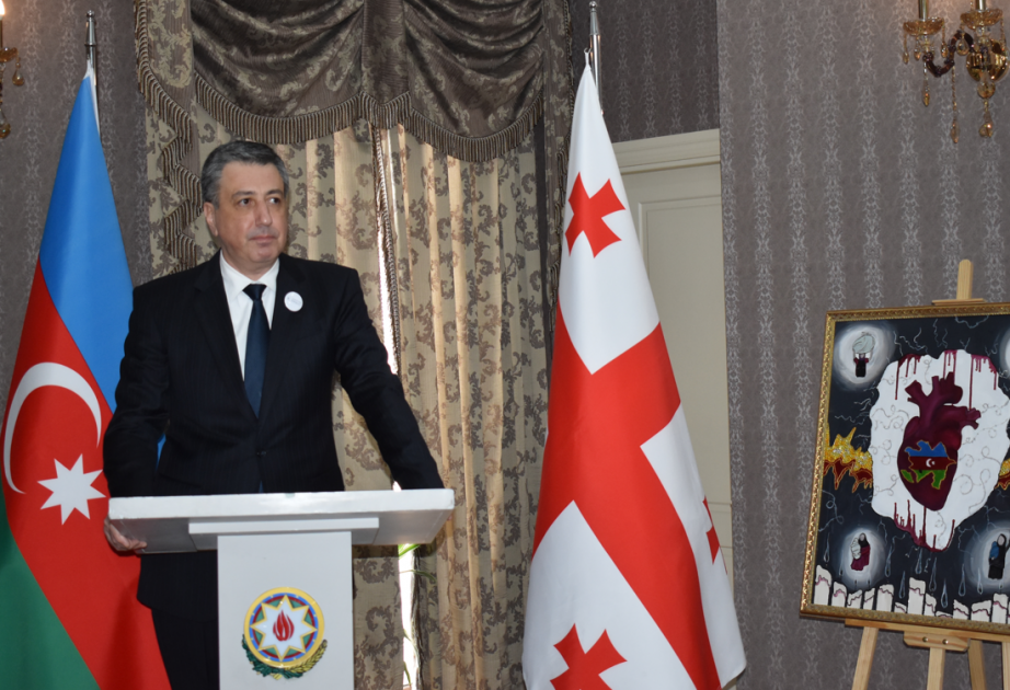 Tbilisidə “Xocalı uşaqların gözü ilə” adlı sərgi təşkil olunub