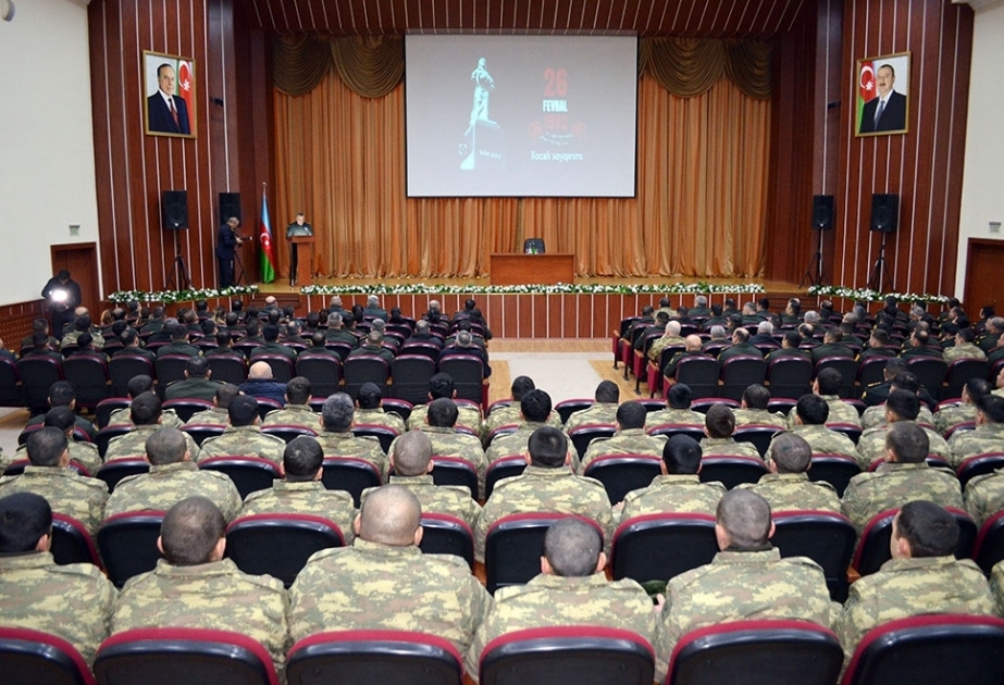 В Учебно-тренировочном центре состоялось мероприятие, посвященное Ходжалинскому геноциду