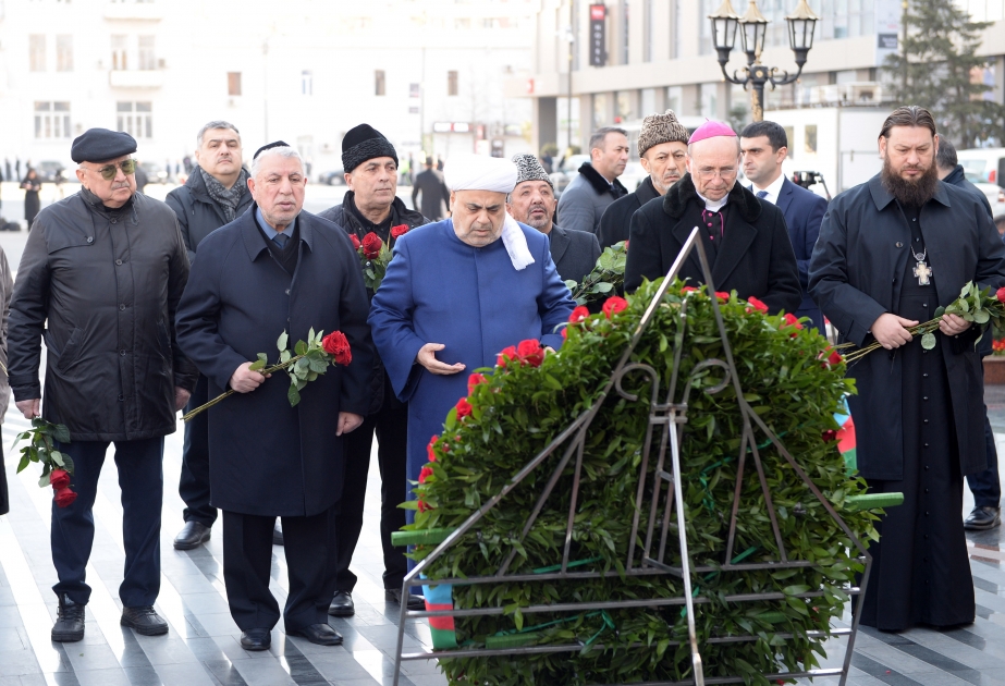Ölkəmizdəki dini konfessiya rəhbərləri Xocalı soyqırımı qurbanlarını anıblar