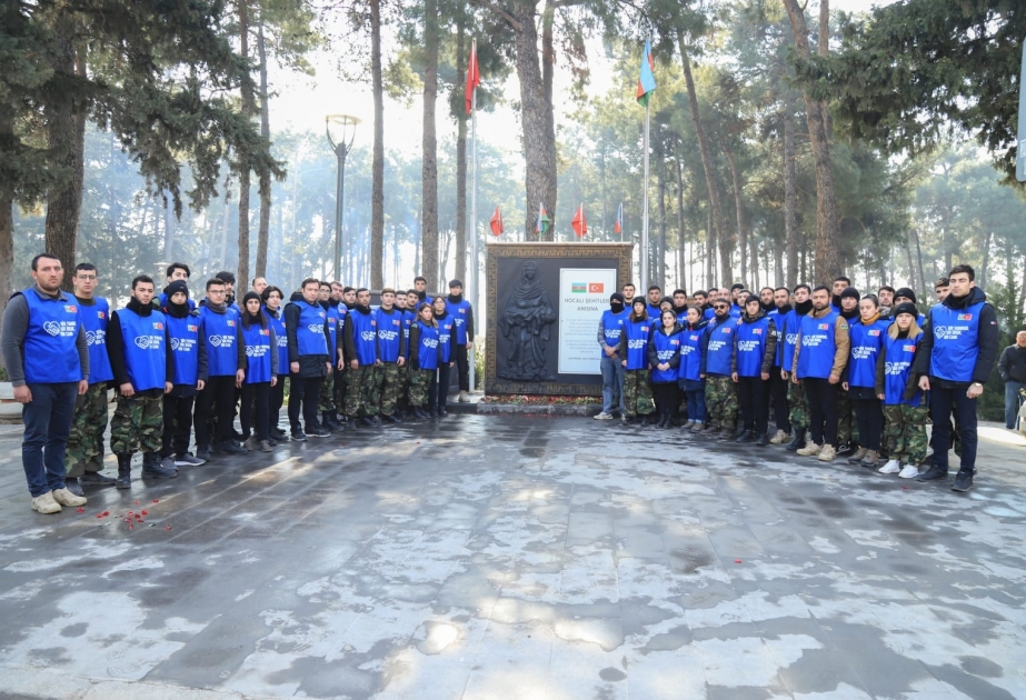 Kahramanmaraşdakı Xocalı parkında soyqırımı qurbanlarının xatirəsi anılıb