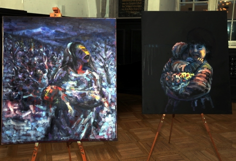 Exhibition of Azerbaijani artist remembering Khojaly victims opens in Tallinn