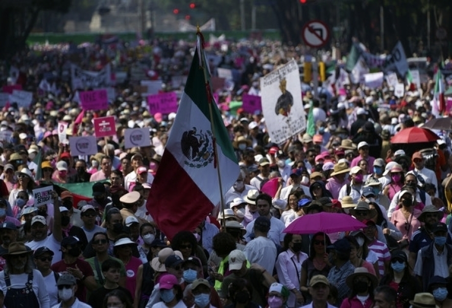 Thousands protest Mexico election watchdog cuts