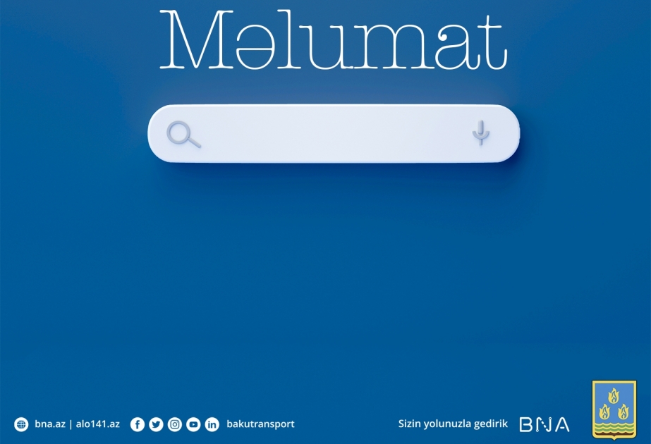 Daha bir marşrutun hərəkət sxemi müvəqqəti dəyişdiriləcək