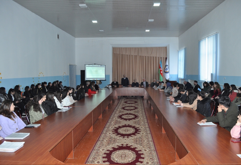 Şəkidə “Heydər Əliyev ideyalarının zəfər yürüşü” adlı elmi-praktiki konfrans keçirilib