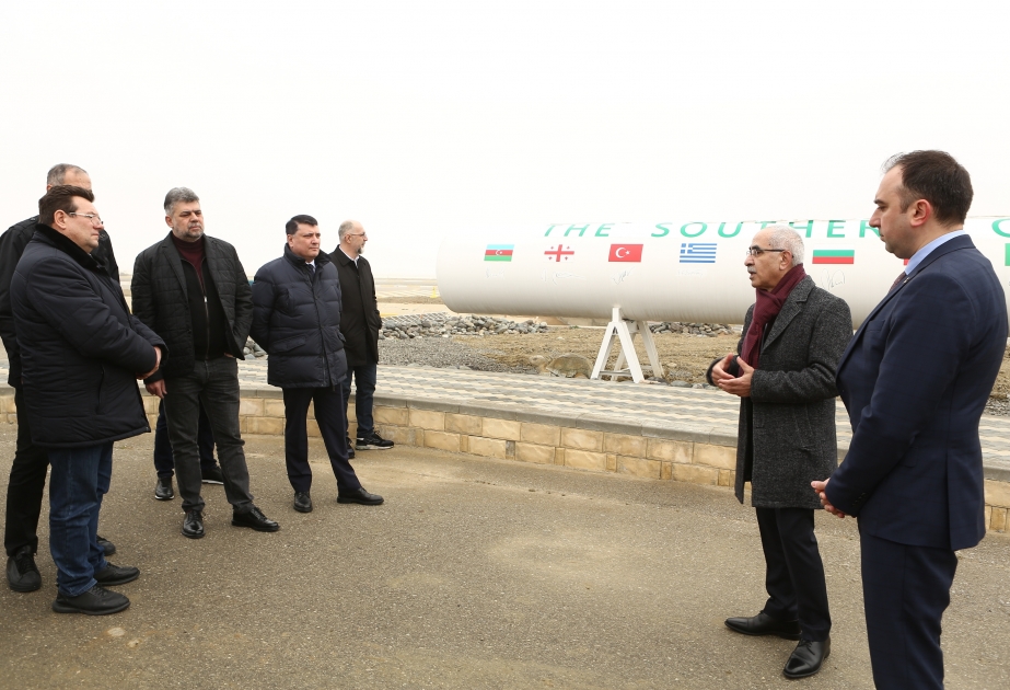 Rumıniya nümayəndə heyəti Səngəçal terminalında olub