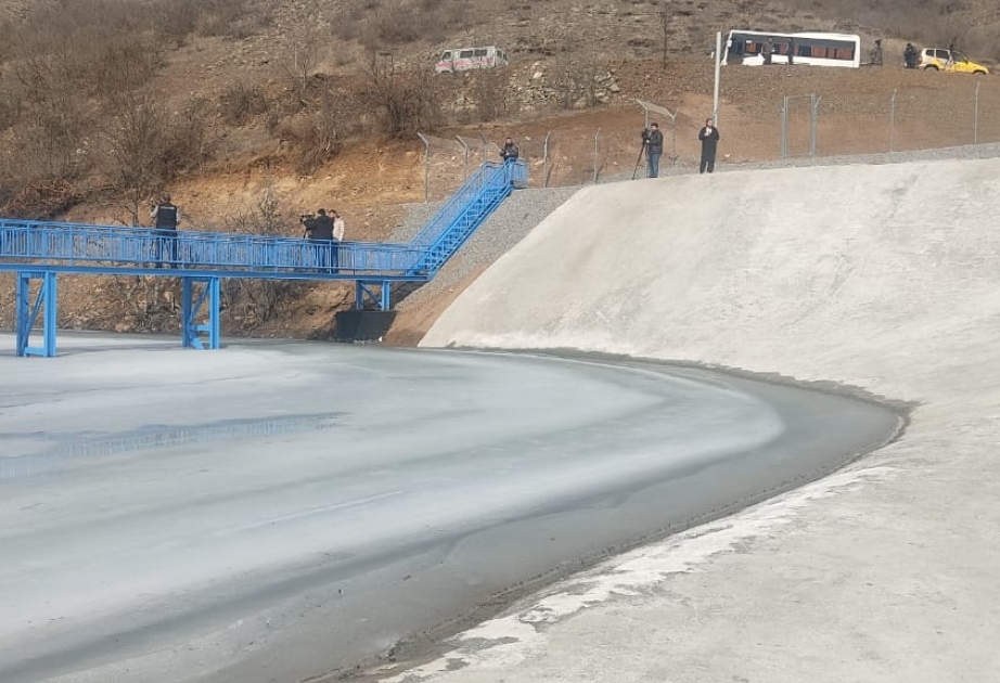 Şuşa şəhərinin içməli su təchizatı sistemlərinin yenidən qurulması layihəsi uğurla davam etdirilir VİDEO