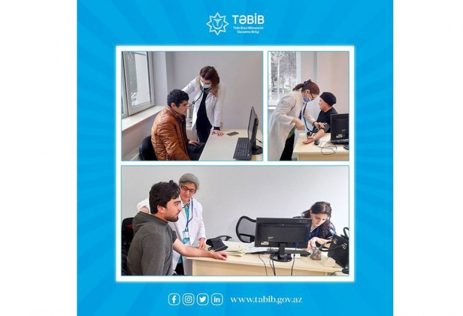 TƏBİB Ağalı kəndinə növbəti mərhələdə köçürülən ailələri tibbi müayinələrdən keçirib