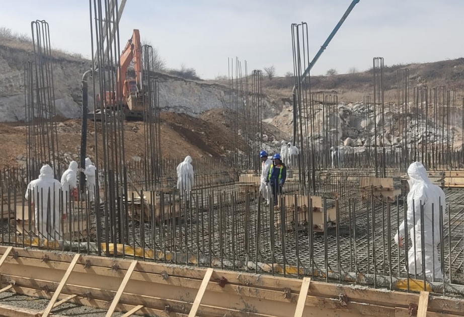 Şuşa şəhərində yeni su anbarının tikintisinə başlanılıb