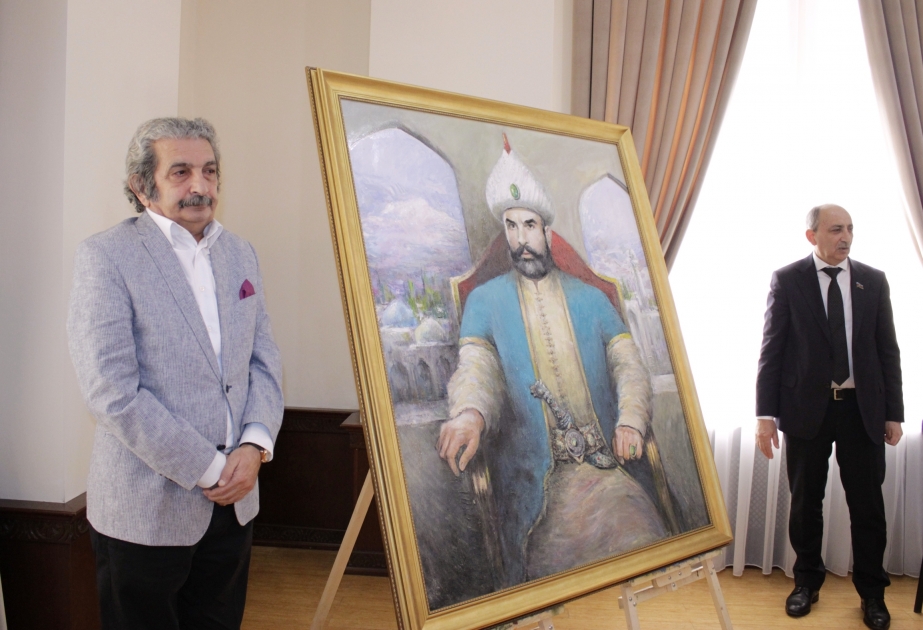 Rəvanqulu xanın portreti Qərbi Azərbaycan İcmasına hədiyyə edilib