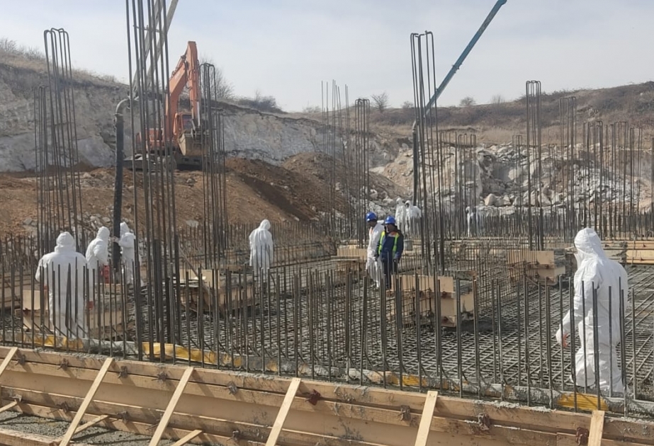 В городе Шуша началось строительство нового водохранилища