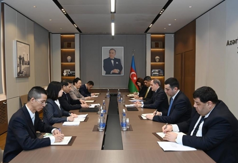Azerbaijani FM meets with Special Representative of Chinese Government on Eurasian Affairs