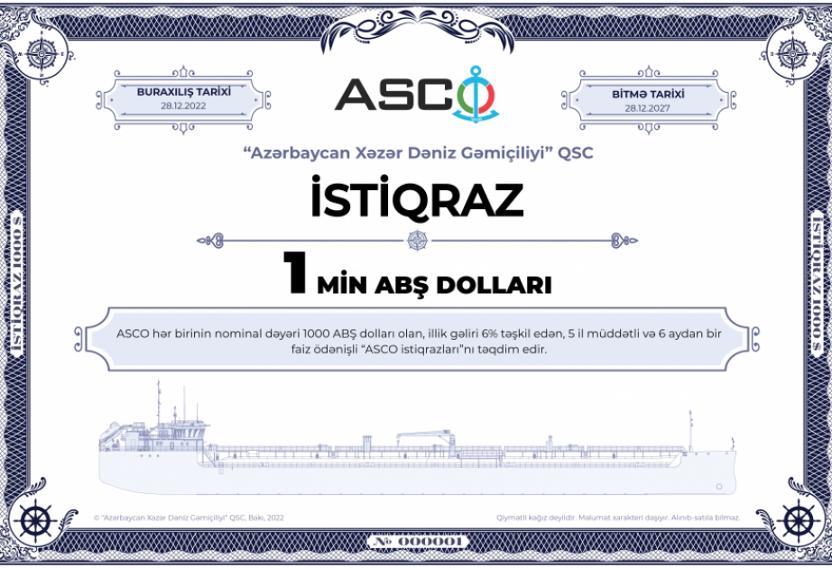“ASCO istiqrazları”na abunə yazılışı uğurla başa çatıb