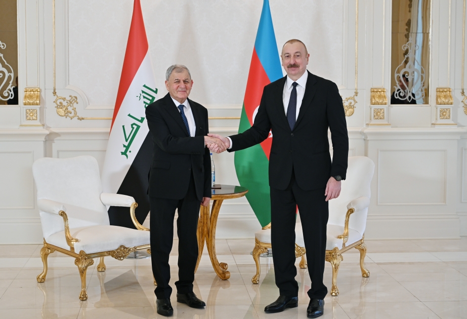 El Presidente de Azerbaiyán se reunió con el Presidente de Irak  ACTUALIZADO