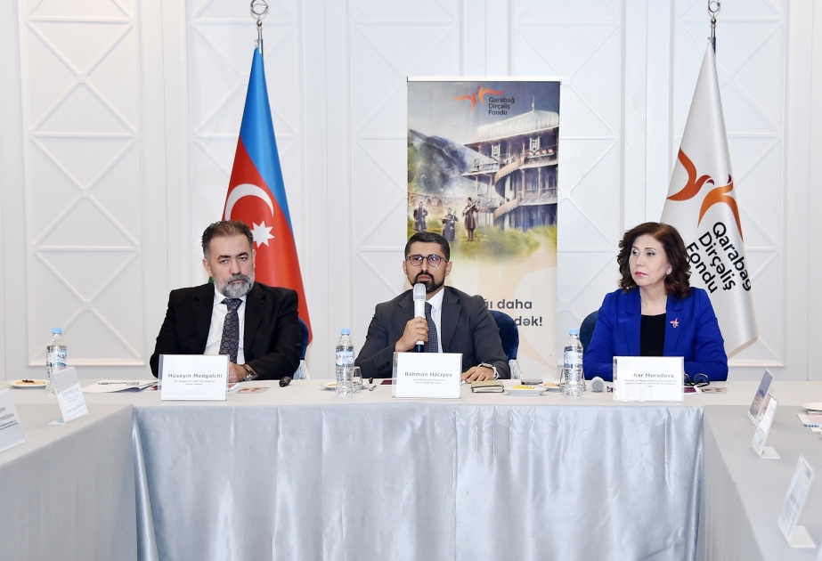 Füzuli Mərkəzi Parkında inklüzivliyin təmin olunması ilə bağlı müzakirələr aparılıb