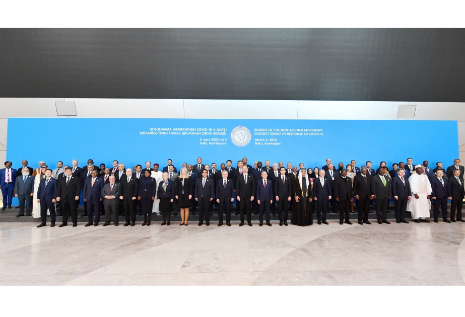 Baku hosted Summit-level Meeting of Non-Aligned Movement Contact Group in response to COVID-19  President of Azerbaijan Ilham Aliyev attended the Summit-level Meeting VIDEO