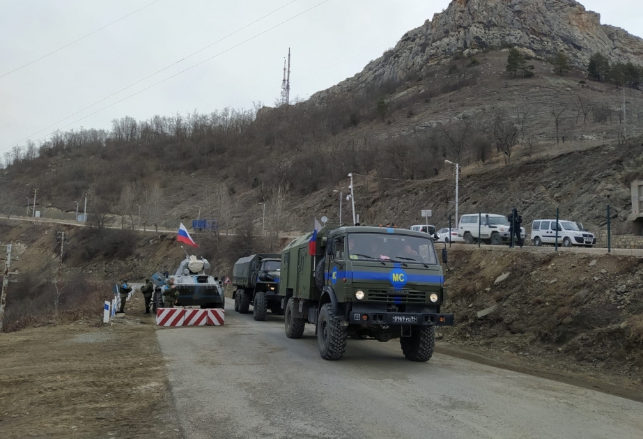 Russian peacekeepers’ vehicles passed through protest area without hindrance