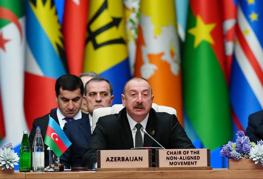 President Ilham Aliyev suggests forming a Like-Minded Group of Mine-Affected Countries VIDEO