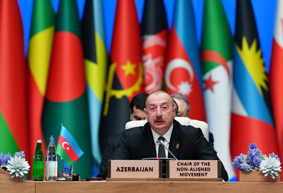 Presidente: “Azerbaiyán seguirá prestando asistencia a los miembros del Movimiento de Países No Alineados que la necesiten”