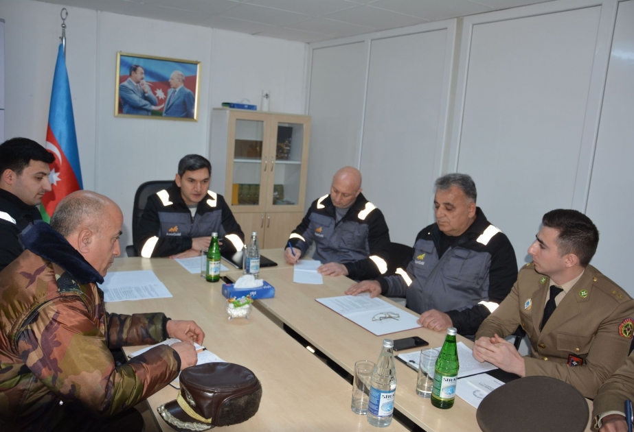 “Çovdar” qızıl mədənində Ümumdünya Mülki Müdafiə Gününə həsr olunmuş tədbir keçirilib