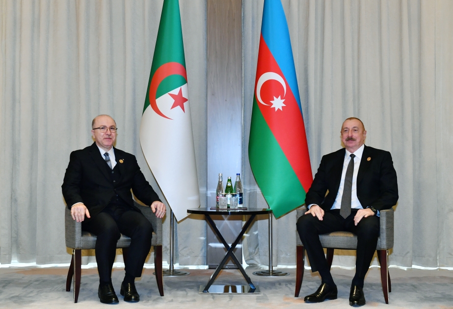 President Ilham Aliyev met with Prime Minister of Algeria VIDEO