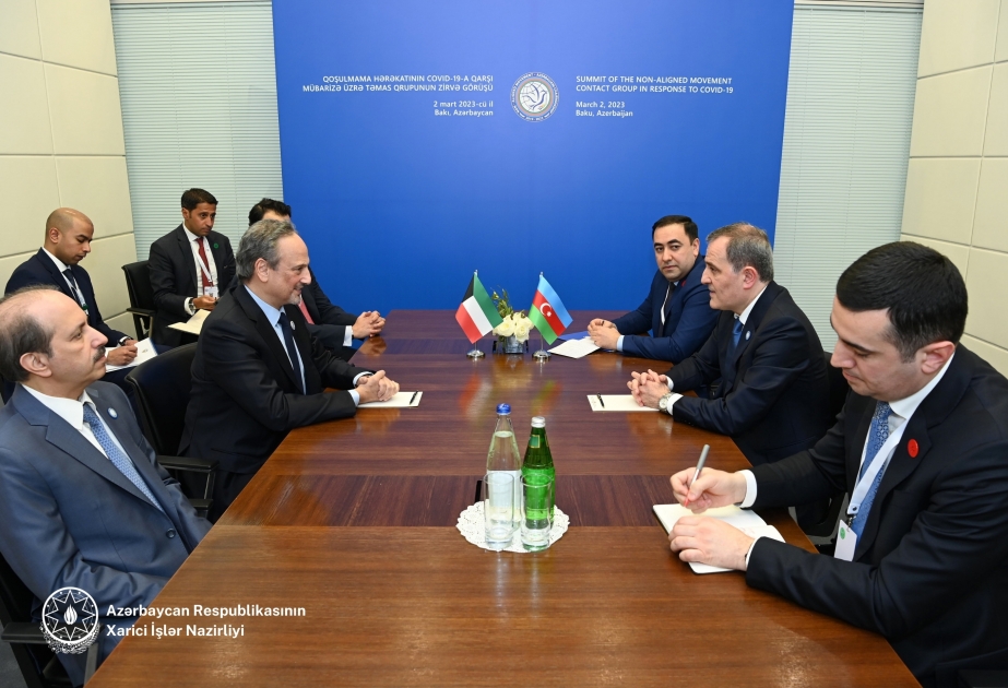 Azerbaijani FM meets with his Kuwaiti counterpart
